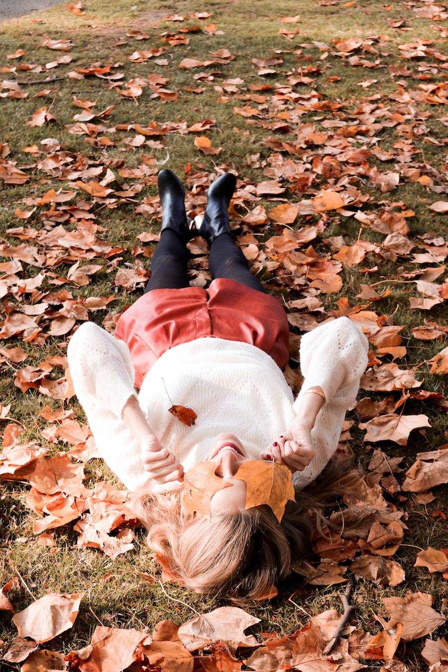 Autumn leaves picking